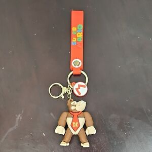 Nintendo Donkey Kong Keychain - Brown and Red